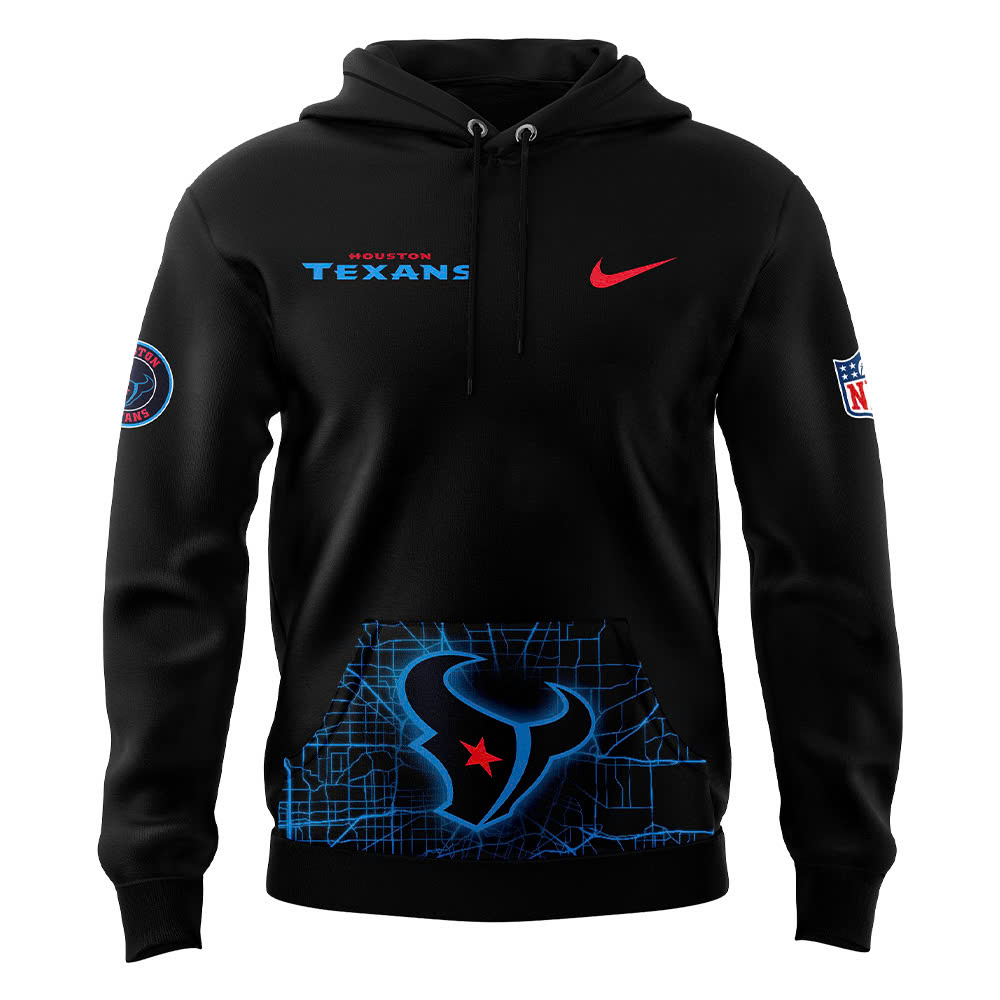 Houston Texans HTown Blue Hoodie - Famjoys Houston Texans HTown Blue Hoodie - Famjoys