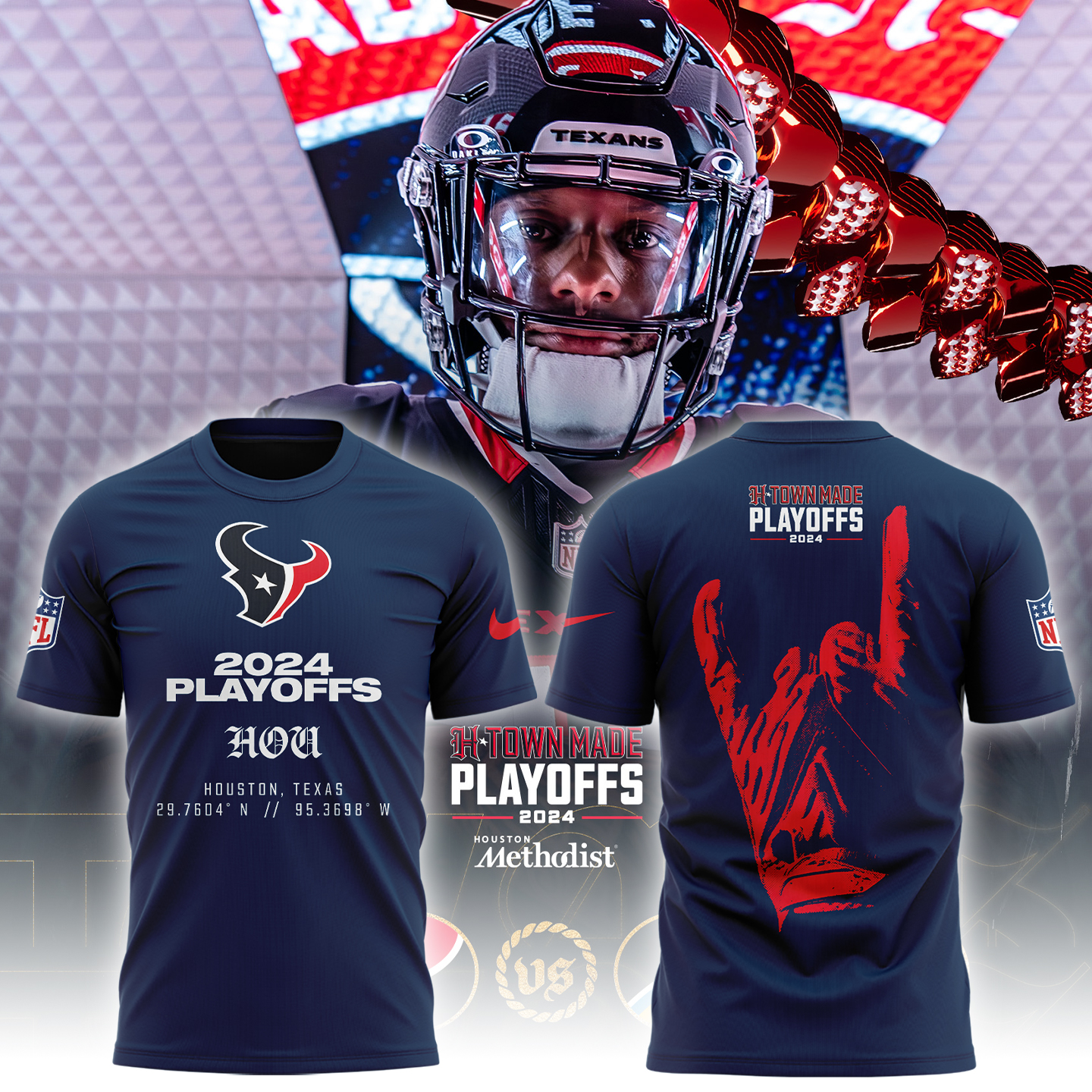 Houston Texans Playoffs Tshirt - Famjoys Houston Texans Playoffs Tshirt - Famjoys