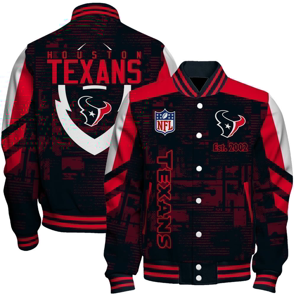 Houston Texans - Proud To Be Different Unisex Varsity Jacket - Famjoys Houston Texans - Proud To Be Different Unisex Varsity Jacket - Famjoys