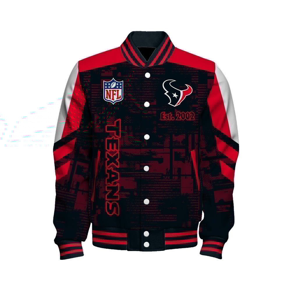 Houston Texans - Proud To Be Different Unisex Varsity Jacket - Famjoys Houston Texans - Proud To Be Different Unisex Varsity Jacket - Famjoys