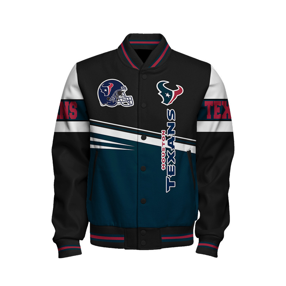 Houston Texans - Second Family Unisex Varsity Jacket - Famjoys Houston Texans - Second Family Unisex Varsity Jacket - Famjoys