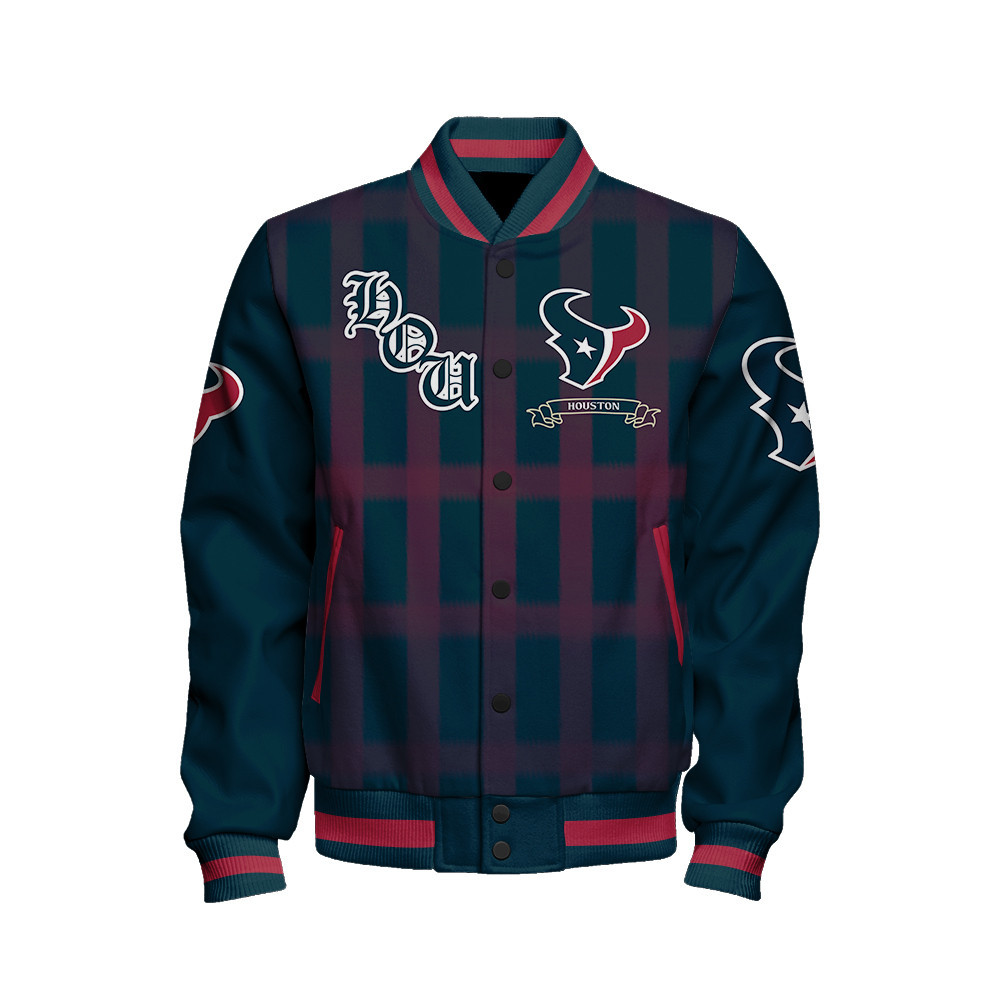 Houston Texans - Unforgettable Memories Unisex Varsity Jacket - Famjoys Houston Texans - Unforgettable Memories Unisex Varsity Jacket - Famjoys