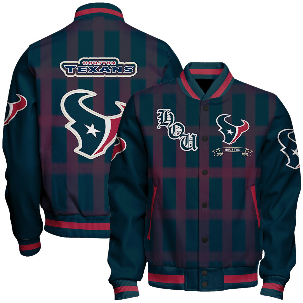 Houston Texans - Unforgettable Memories Unisex Varsity Jacket - Famjoys Houston Texans - Unforgettable Memories Unisex Varsity Jacket - Famjoys