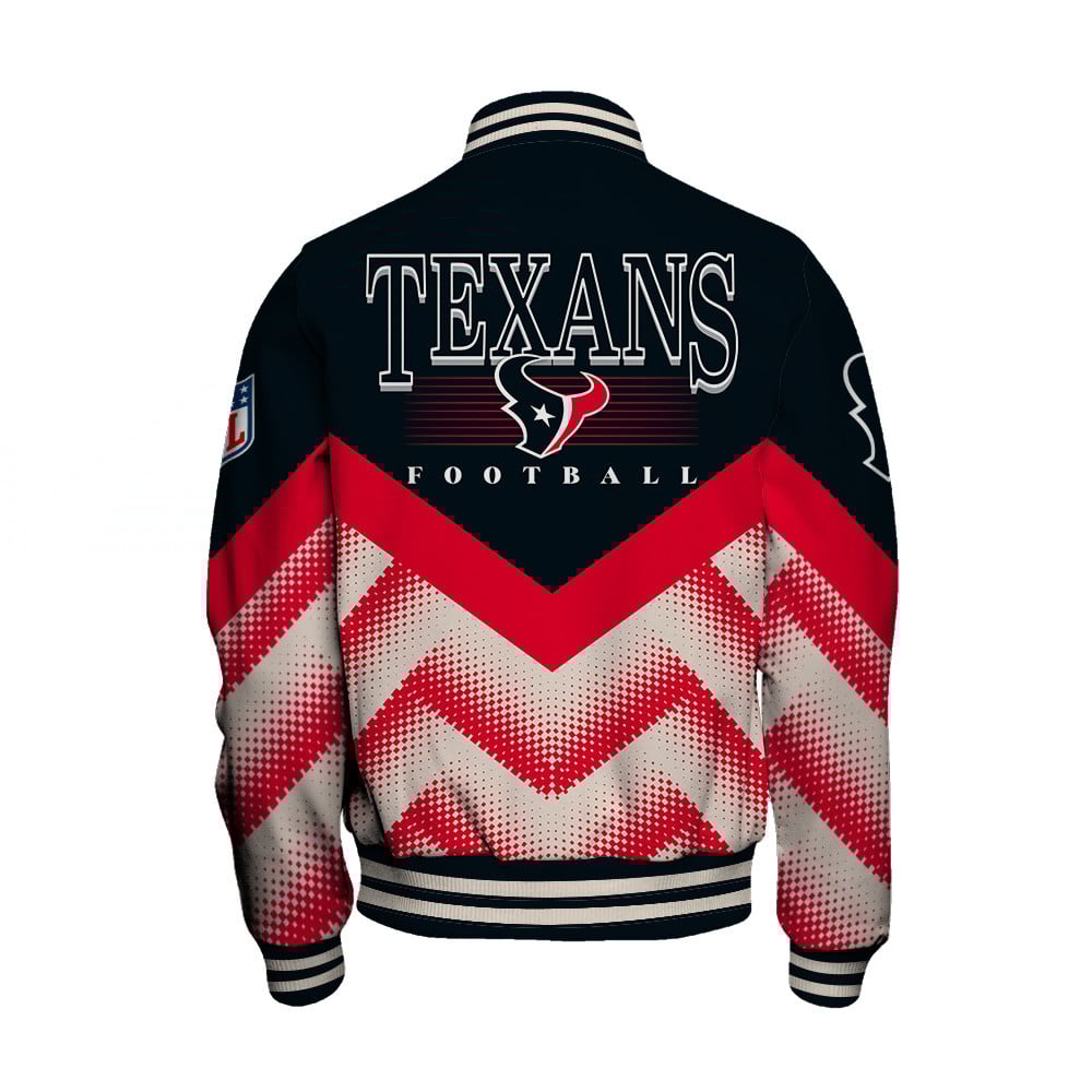 Houston Texans - We Are One Unisex Varsity Jacket - Famjoys Houston Texans - We Are One Unisex Varsity Jacket - Famjoys