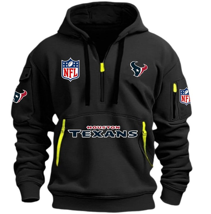 HoustonTexans - HOODIEHALF ZIPPER - QTA405111345 - Famjoys HoustonTexans - HOODIEHALF ZIPPER - QTA405111345 - Famjoys