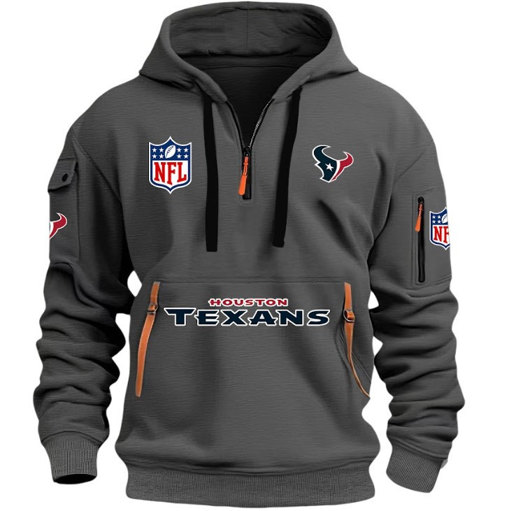 HoustonTexans - HOODIEHALF ZIPPER - QTA405111345 - Famjoys HoustonTexans - HOODIEHALF ZIPPER - QTA405111345 - Famjoys