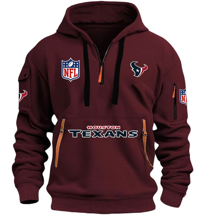 HoustonTexans - HOODIEHALF ZIPPER - QTA405111345 - Famjoys HoustonTexans - HOODIEHALF ZIPPER - QTA405111345 - Famjoys