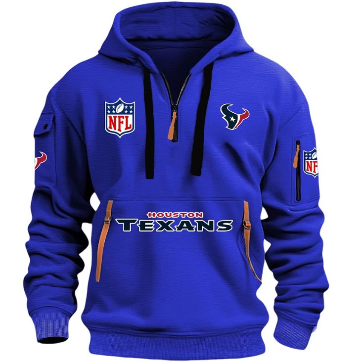 HoustonTexans - HOODIEHALF ZIPPER - QTA405111345 - Famjoys HoustonTexans - HOODIEHALF ZIPPER - QTA405111345 - Famjoys