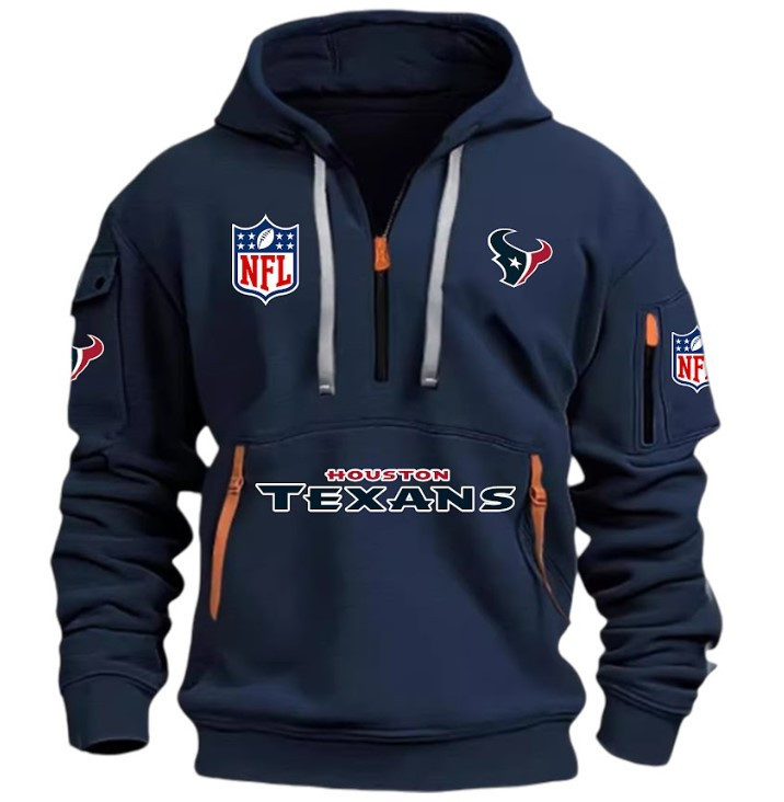 HoustonTexans - HOODIEHALF ZIPPER - QTA405111345 - Famjoys HoustonTexans - HOODIEHALF ZIPPER - QTA405111345 - Famjoys