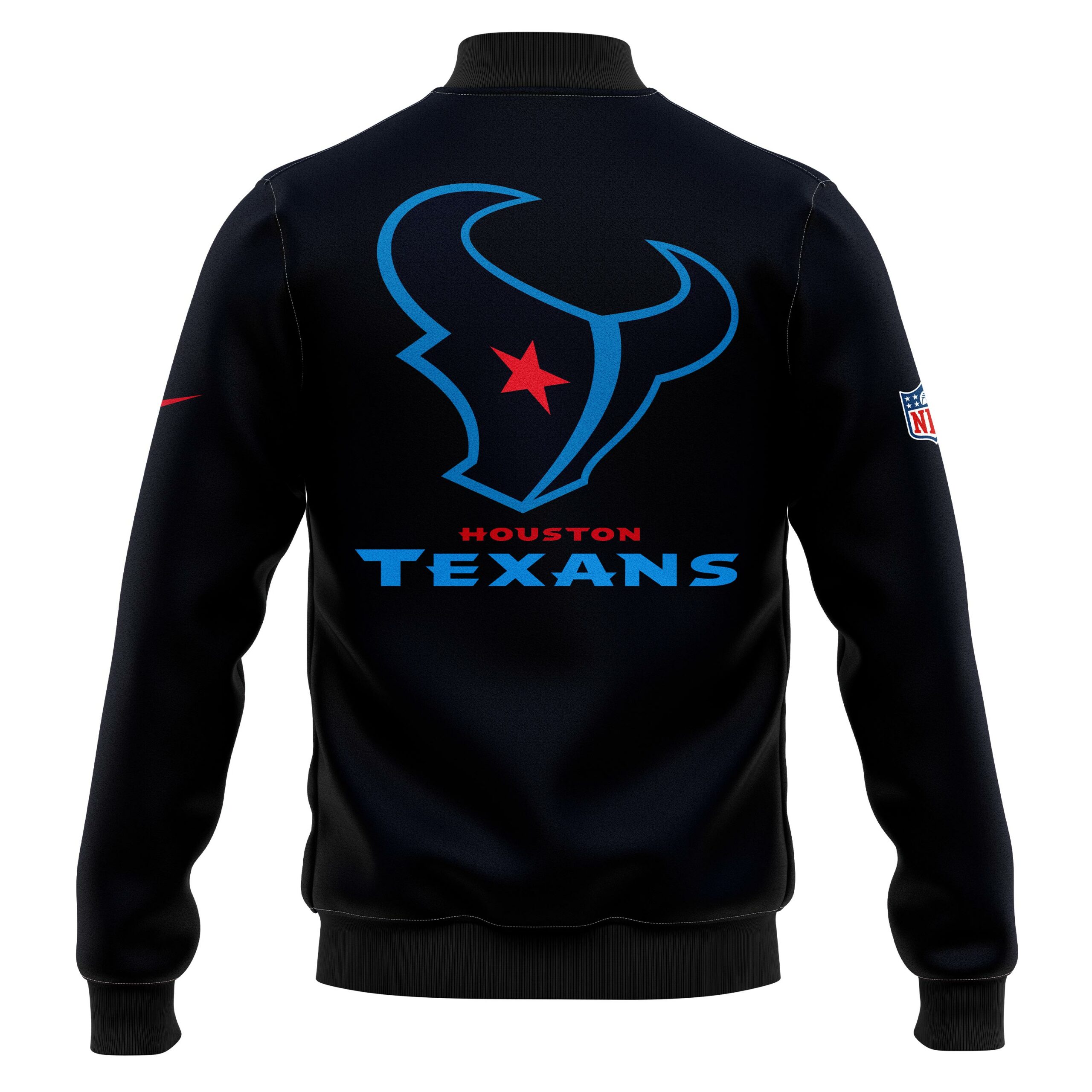 HTown Blue Houston Texans Alternate Game Bomber Jacket - Famjoys HTown Blue Houston Texans Alternate Game Bomber Jacket - Famjoys