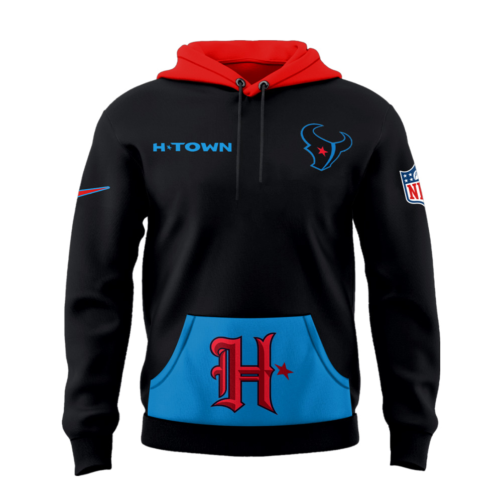 HTown Blue Houston Texans Alternate Game Hoodie - Famjoys HTown Blue Houston Texans Alternate Game Hoodie - Famjoys