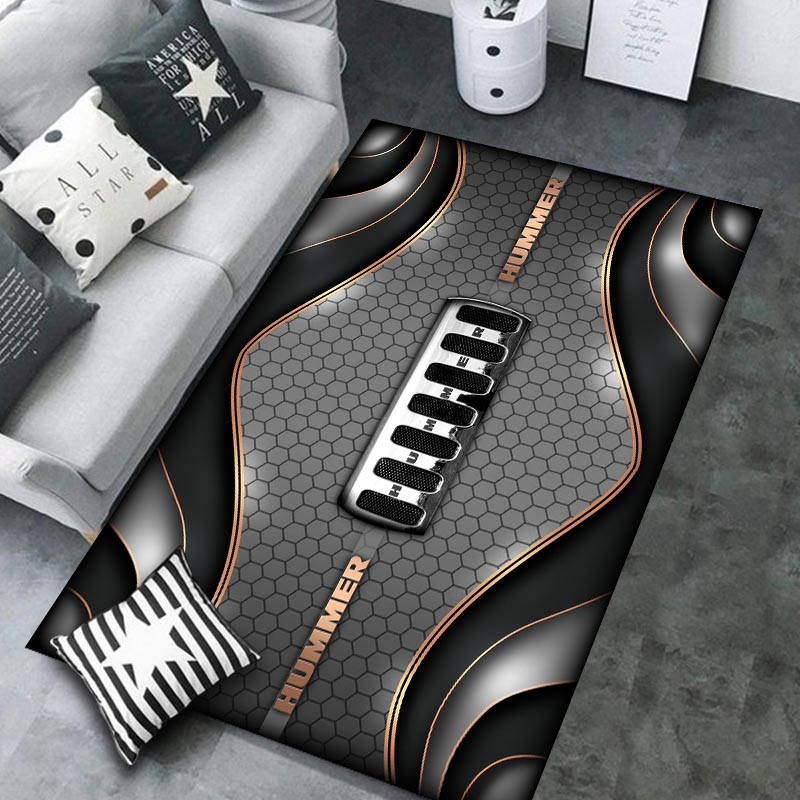 Hummer Area Rugs 3916 Multicolor - Famjoys Hummer Area Rugs 3916 Multicolor - Famjoys