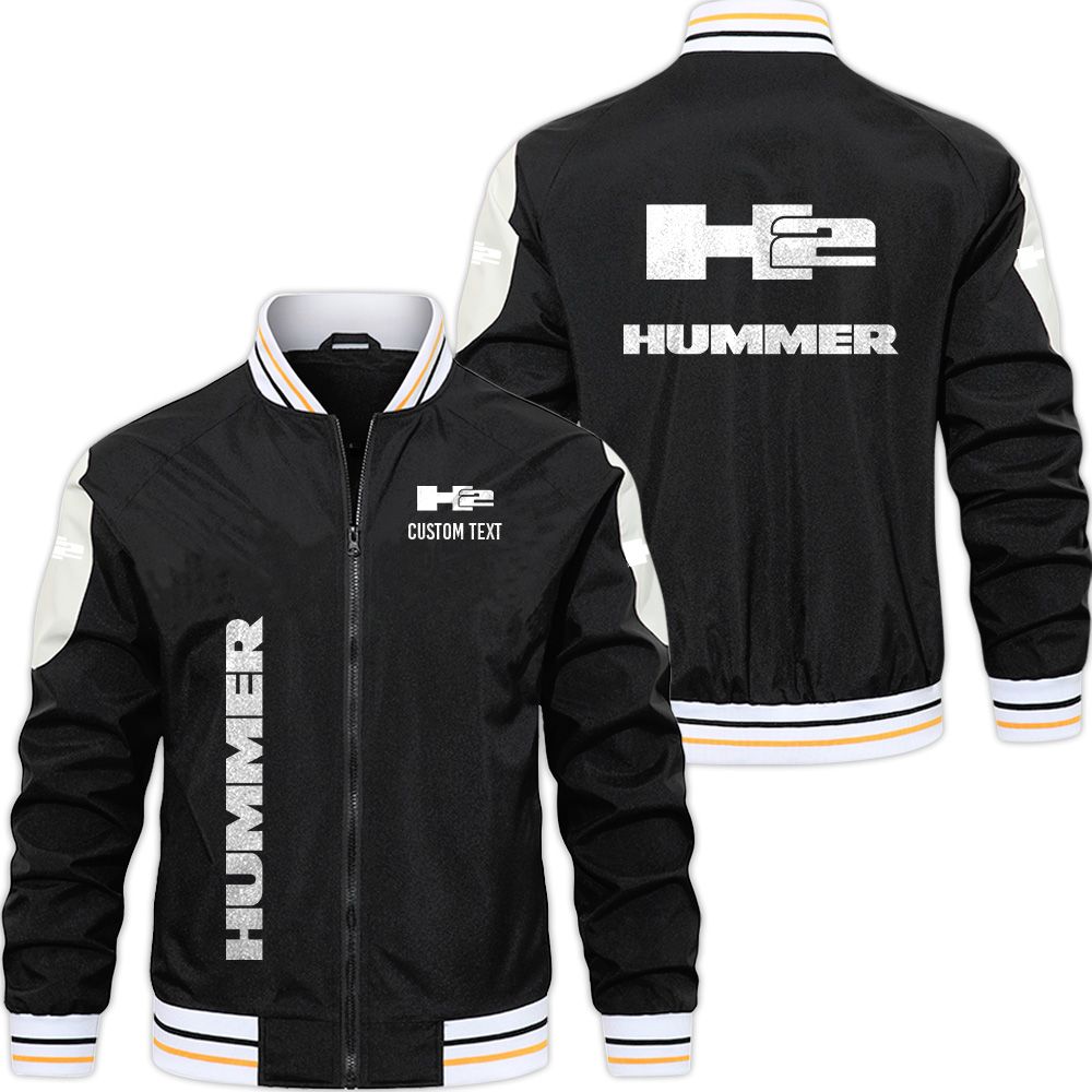 Hummer H2 Varsity Jacket, Zipper Jackets Customize Name 