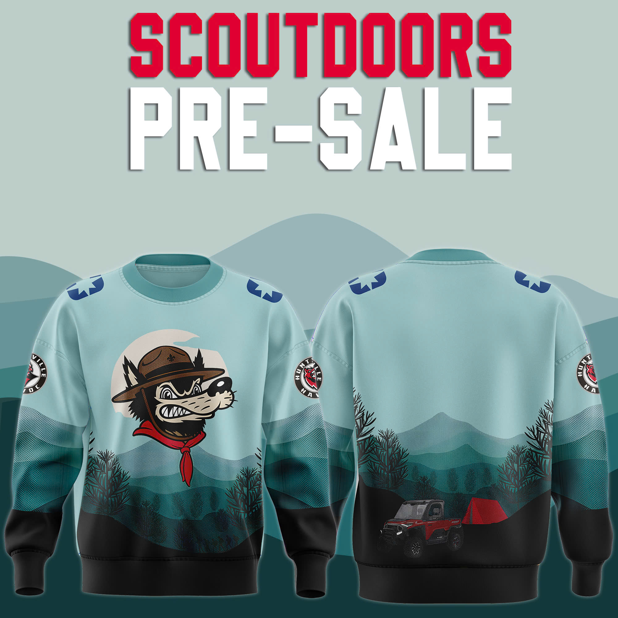 Huntsville Havoc SCOUTDOORS 2025 Sweatershirt - Famjoys Huntsville Havoc SCOUTDOORS 2025 Sweatershirt - Famjoys
