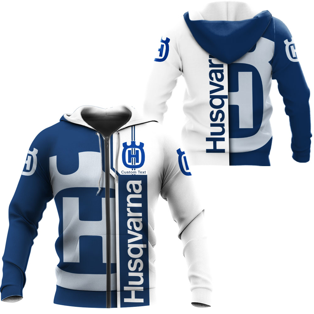 Husqvarna 3D Apparel Zip Hoodie,Pant,Polo, Button Hawaii Shirt Personalized - Famjoys Husqvarna 3D Apparel Zip Hoodie,Pant,Polo, Button Hawaii Shirt Personalized - Famjoys