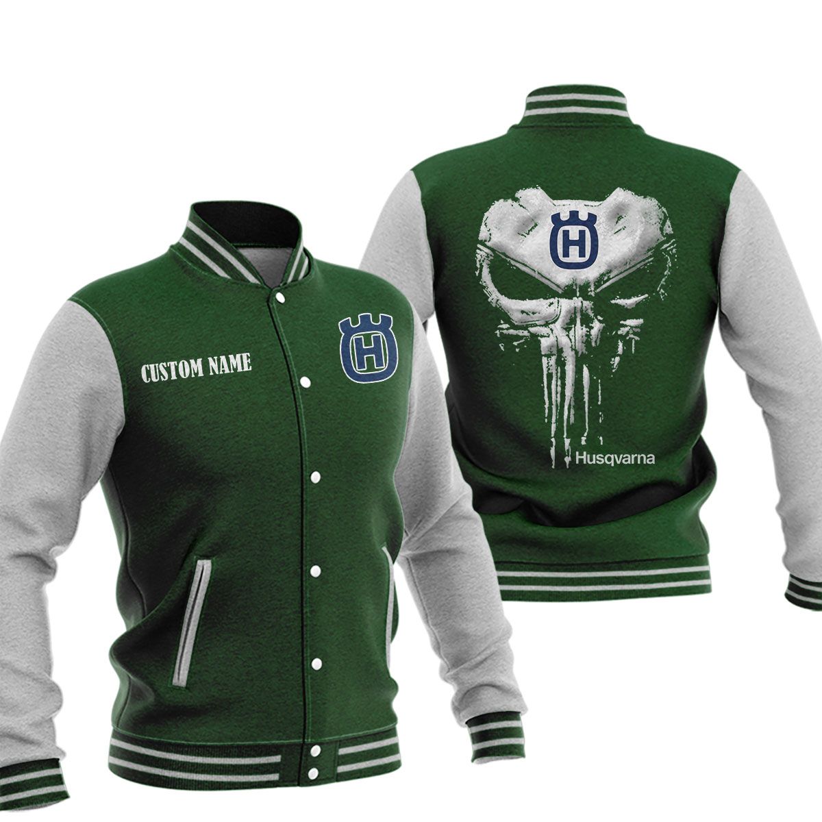 Husqvarna Baseball Jacket, Multicolor - Famjoys Husqvarna Baseball Jacket, Multicolor - Famjoys