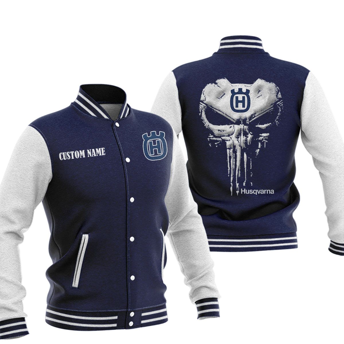 Husqvarna Baseball Jacket, Multicolor - Famjoys Husqvarna Baseball Jacket, Multicolor - Famjoys