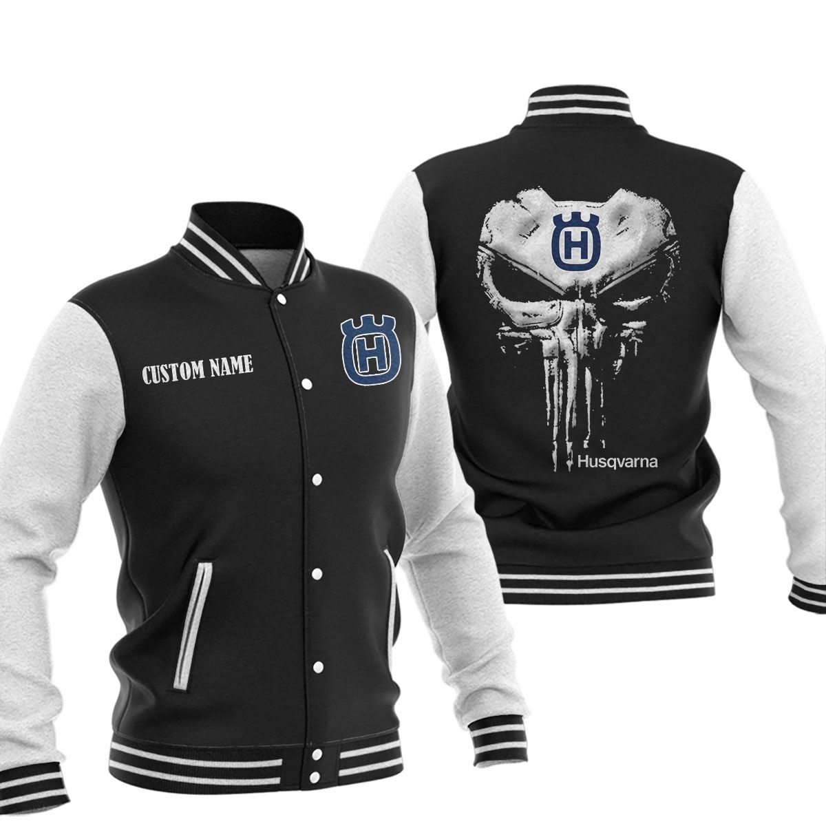 Husqvarna Baseball Jacket, Multicolor - Famjoys Husqvarna Baseball Jacket, Multicolor - Famjoys