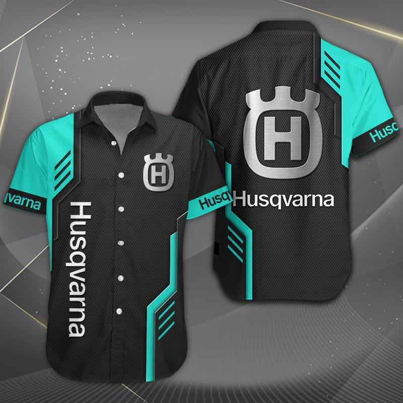 Husqvarna Hawaiian Shirt 0784 Multicolor - Famjoys Husqvarna Hawaiian Shirt 0784 Multicolor - Famjoys
