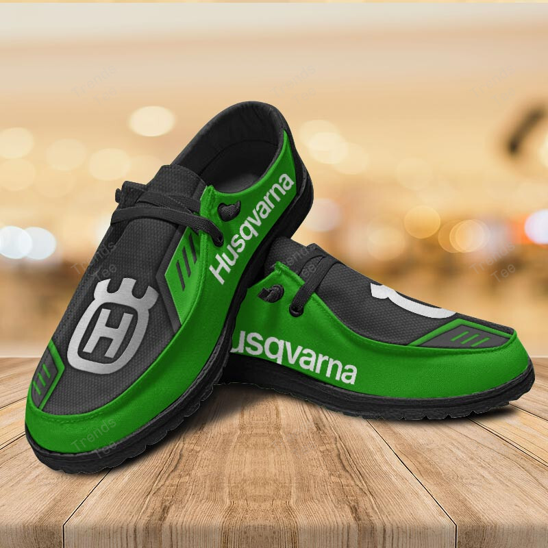 Husqvarna Personalized Hey Dude Sports Shoes Custom Name Design Perfect Gift For Fans - Famjoys Husqvarna Personalized Hey Dude Sports Shoes Custom Name Design Perfect Gift For Fans - Famjoys