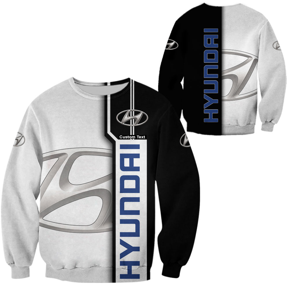 Hyundai 3D Apparel Zip Hoodie,Pant,Polo, Button Hawaii Shirt Personalized - Famjoys Hyundai 3D Apparel Zip Hoodie,Pant,Polo, Button Hawaii Shirt Personalized - Famjoys