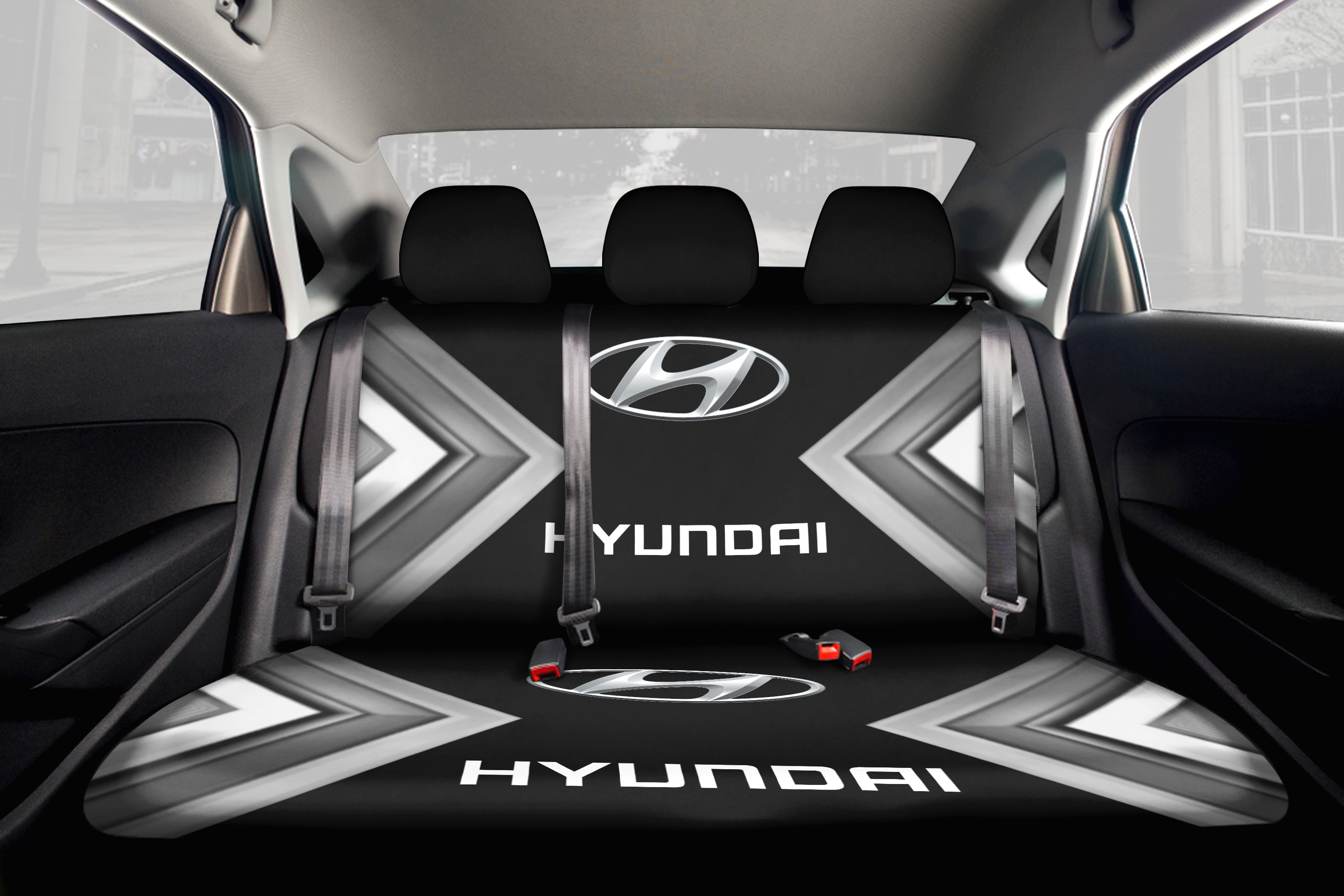 HYUNDAI Back Seat Cover V3 - Famjoys HYUNDAI Back Seat Cover V3 - Famjoys