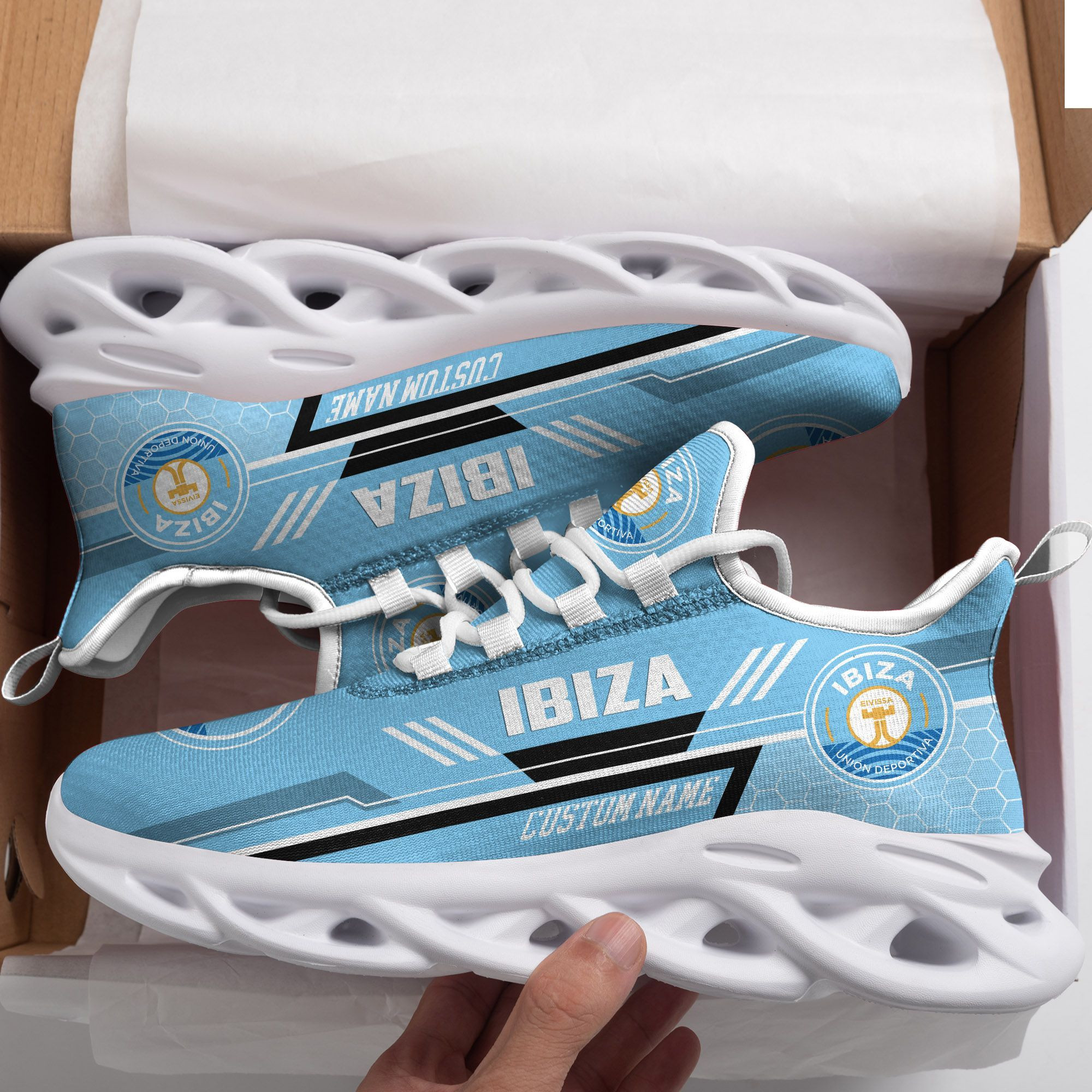 Ibiza Custom Personalized Max Soul Sneakers Shoes - Famjoys Ibiza Custom Personalized Max Soul Sneakers Shoes - Famjoys