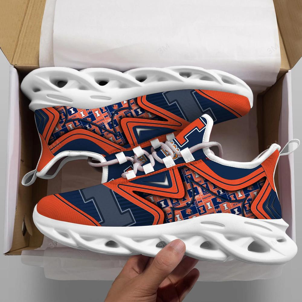 Illinois Fighting Illini Max Soul Clunky Shoes