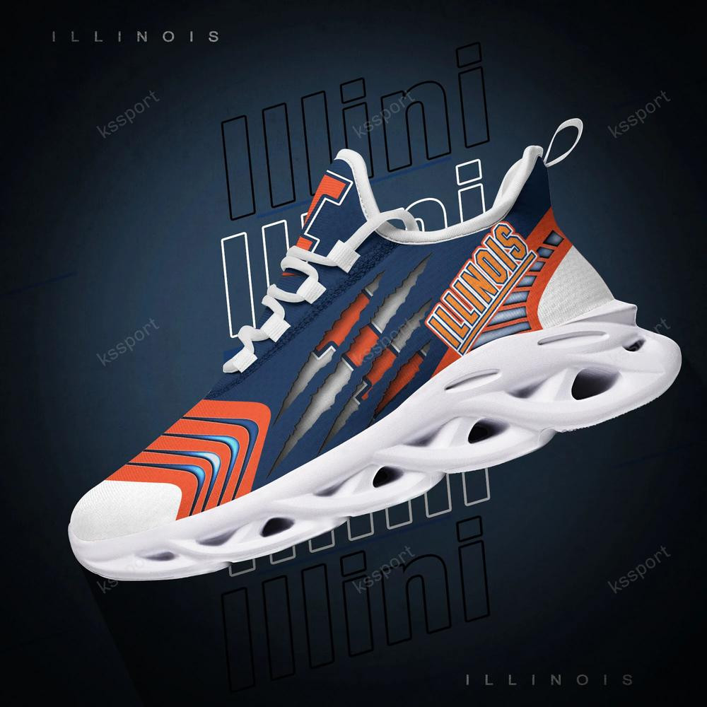Illinois Fighting Illini Max Soul Sneakers Chunky - Famjoys Illinois Fighting Illini Max Soul Sneakers Chunky - Famjoys