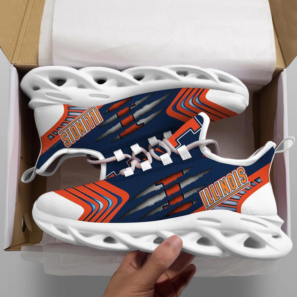 Illinois Fighting Illini Max Soul Sneakers Chunky - Famjoys Illinois Fighting Illini Max Soul Sneakers Chunky - Famjoys