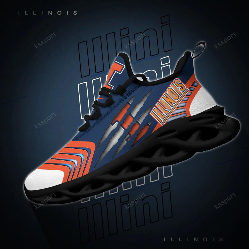 Illinois Fighting Illini Max Soul Sneakers Chunky - Famjoys Illinois Fighting Illini Max Soul Sneakers Chunky - Famjoys