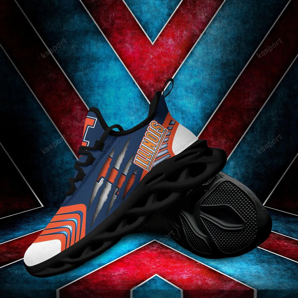 Illinois Fighting Illini Max Soul Sneakers Chunky - Famjoys Illinois Fighting Illini Max Soul Sneakers Chunky - Famjoys