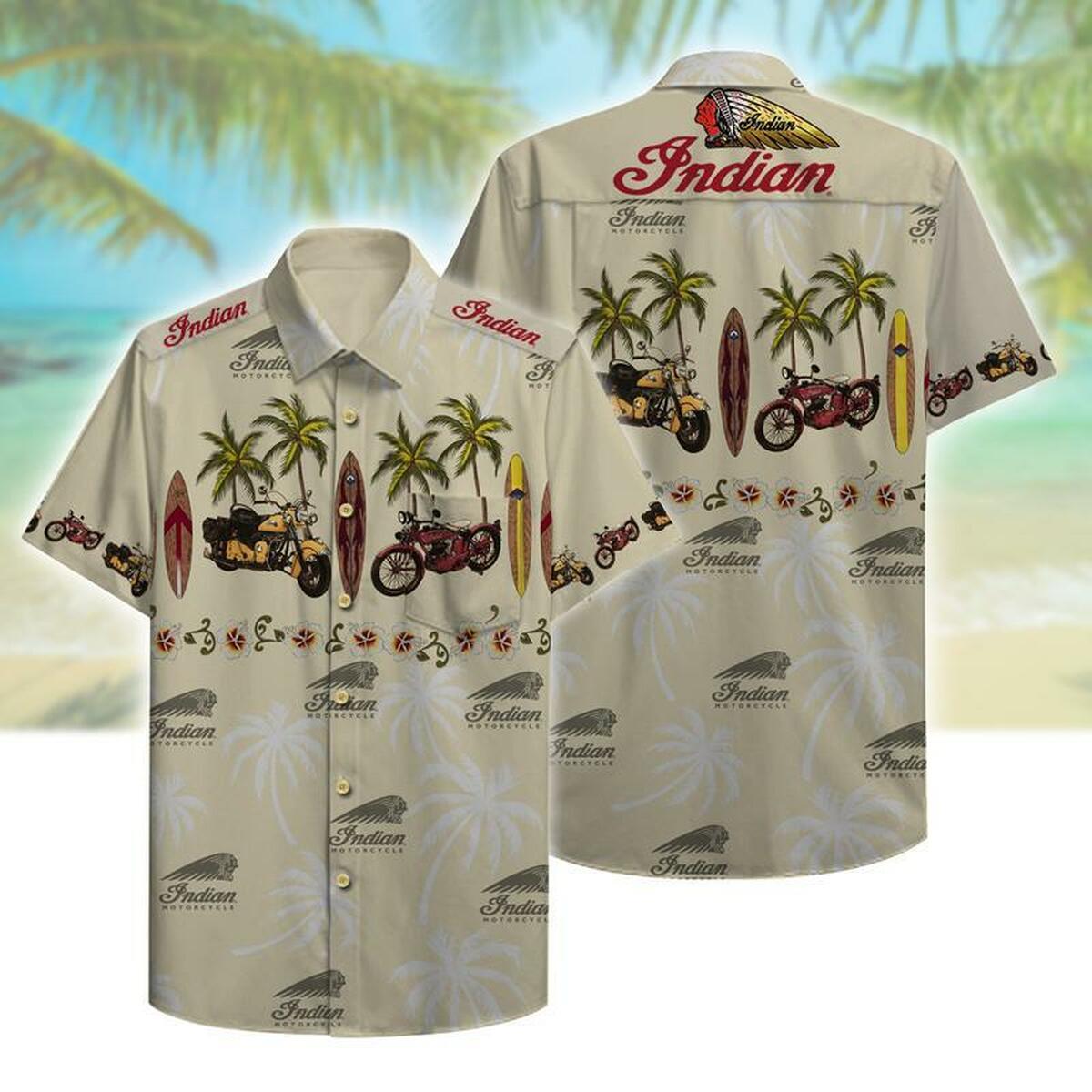Indian Beach Hawaii Hawaiian Shirt