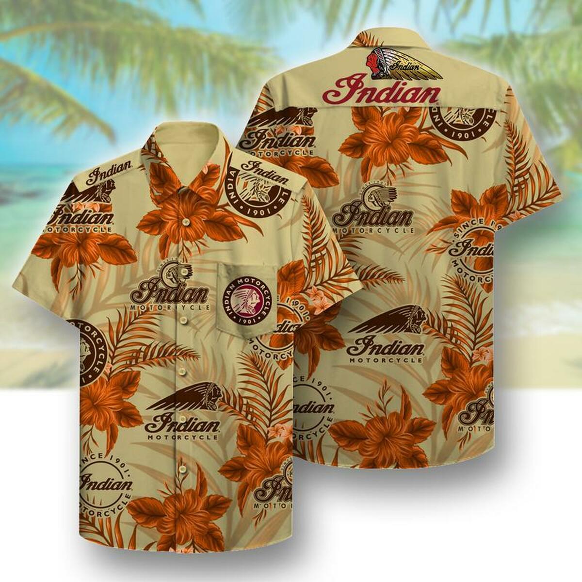 Indian Beach Hawaii Hawaiian Shirt