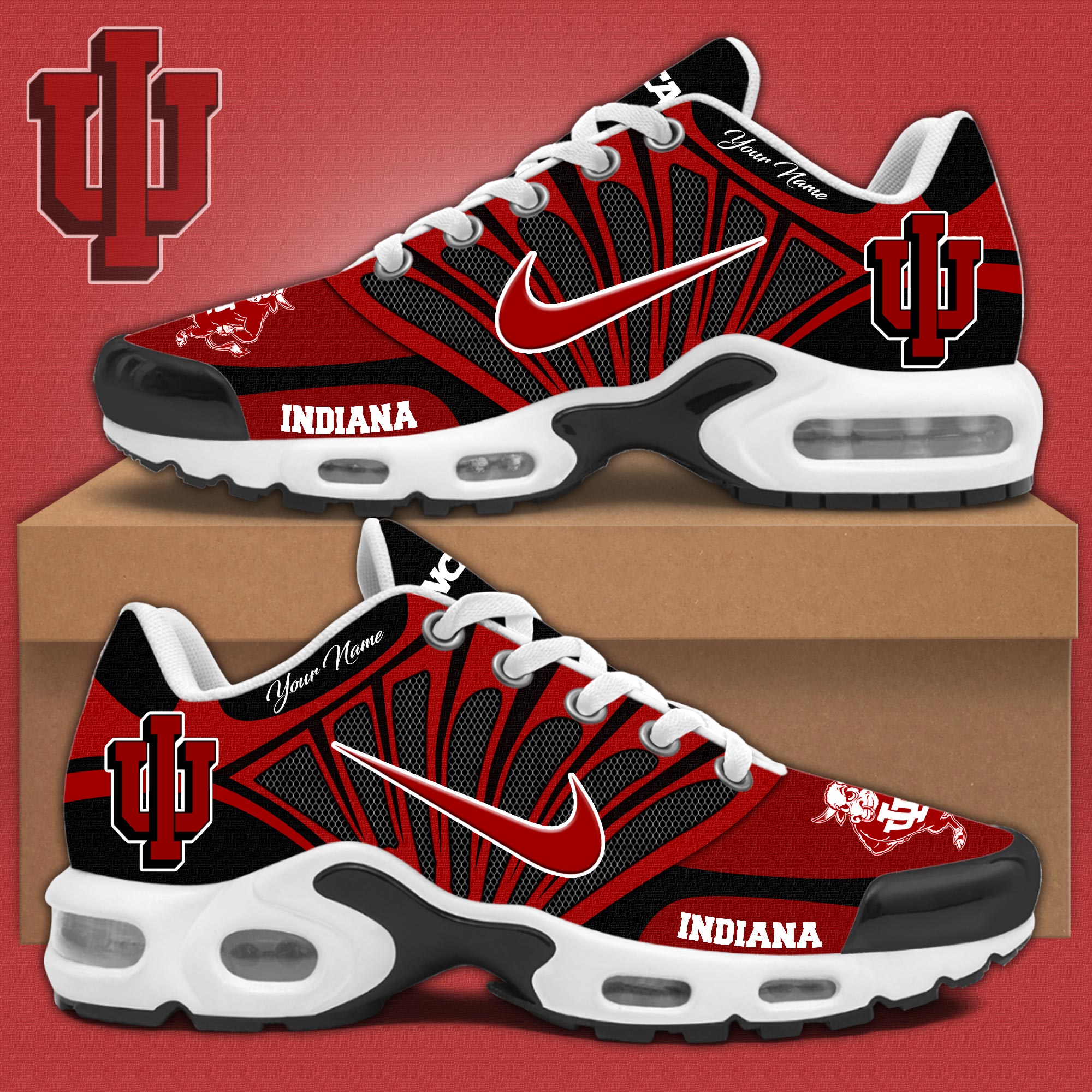 Indiana Hoosiers  Air Max Plus Sneakers