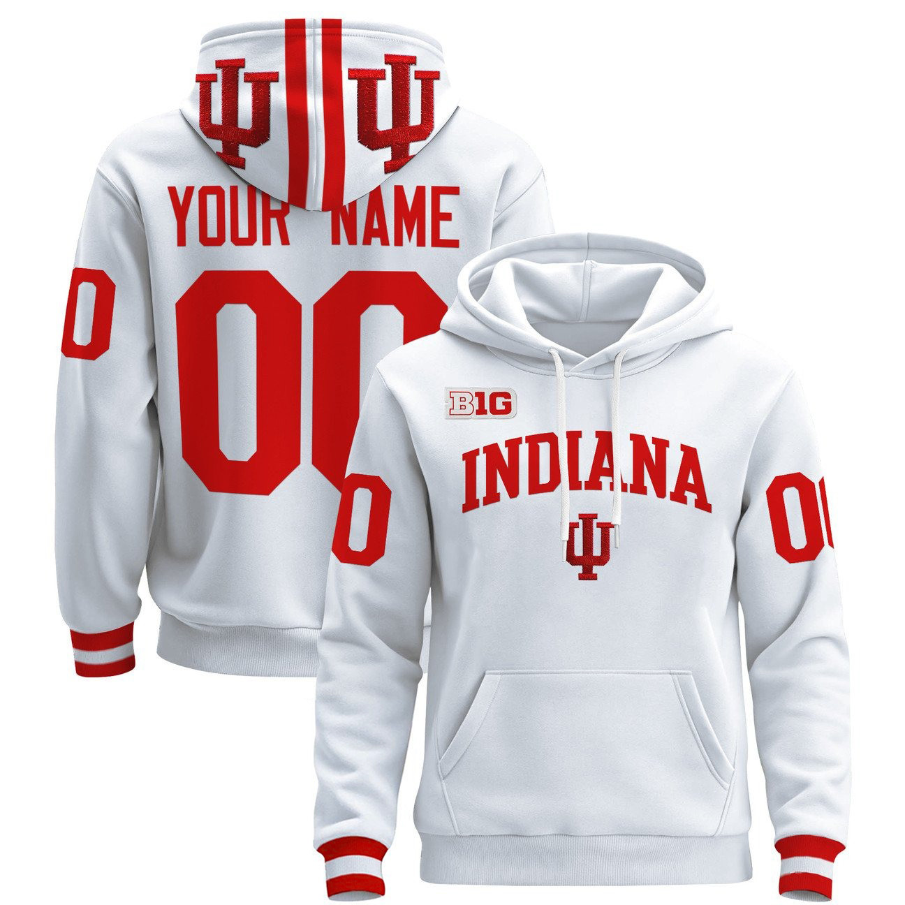 Indiana Hoosiers Football Hoodie - Famjoys Indiana Hoosiers Football Hoodie - Famjoys