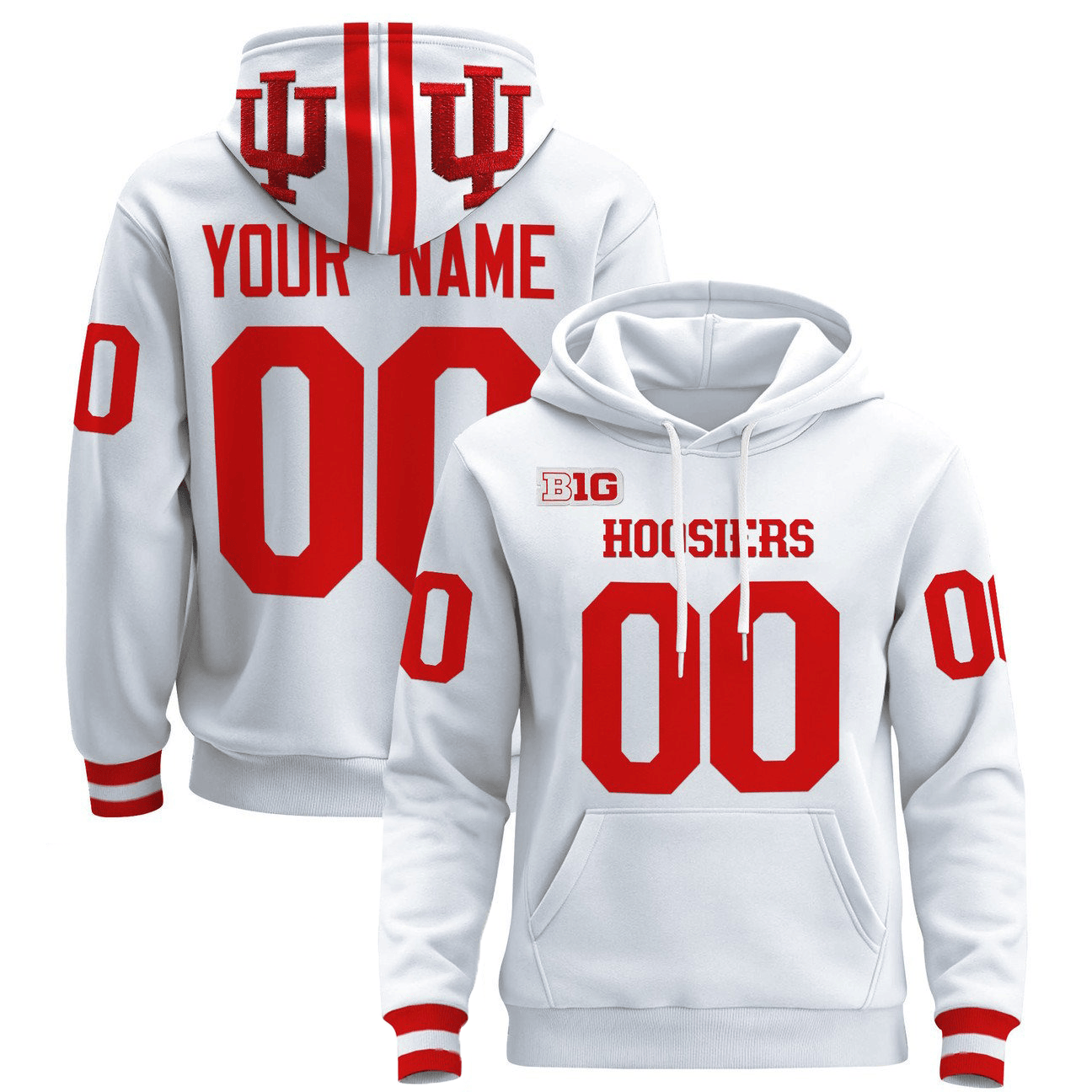Indiana Hoosiers Football Hoodie - Famjoys Indiana Hoosiers Football Hoodie - Famjoys