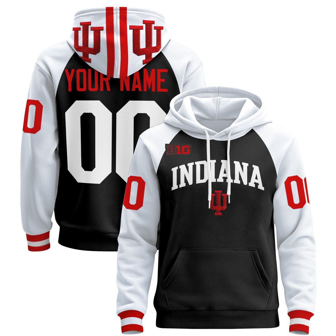 Indiana Hoosiers Football Hoodie - Famjoys Indiana Hoosiers Football Hoodie - Famjoys