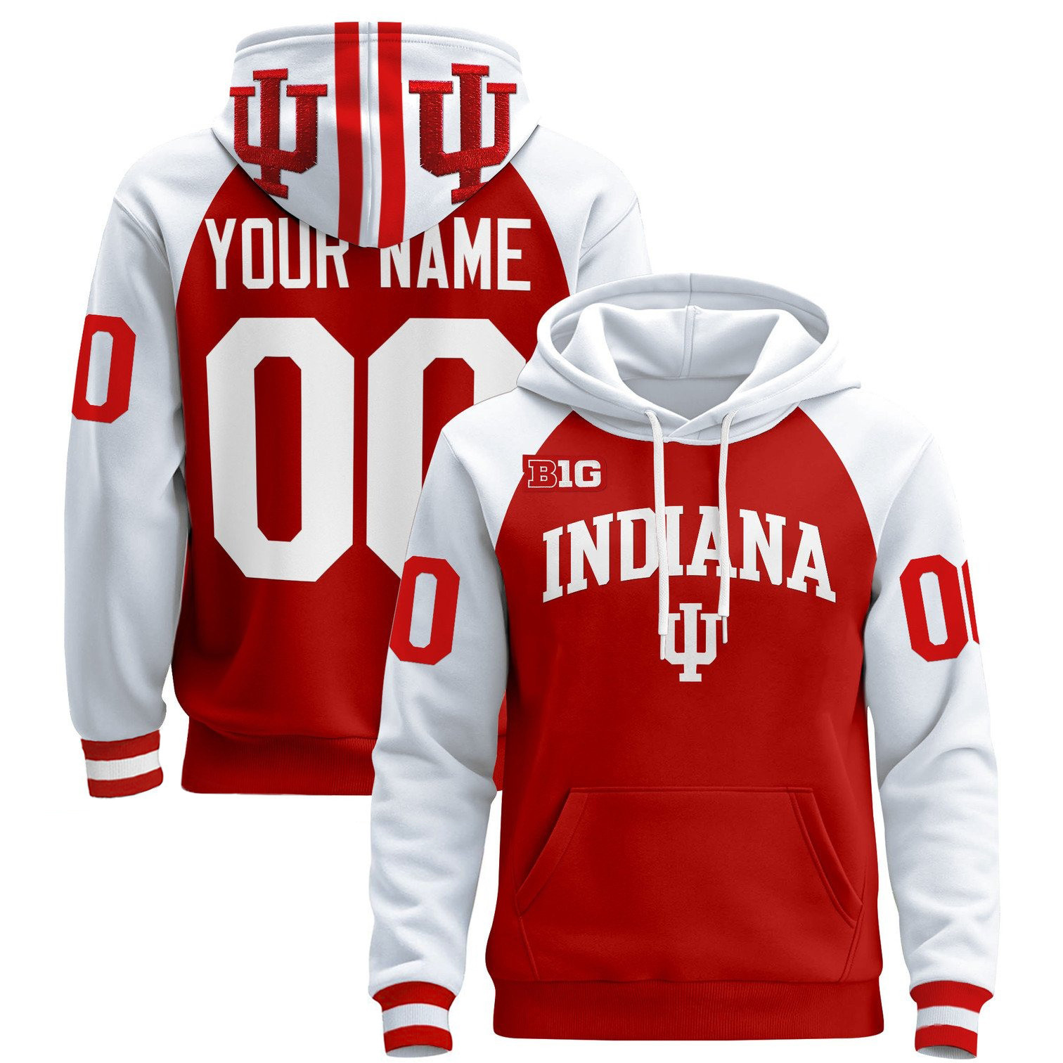 Indiana Hoosiers Football Hoodie - Famjoys Indiana Hoosiers Football Hoodie - Famjoys