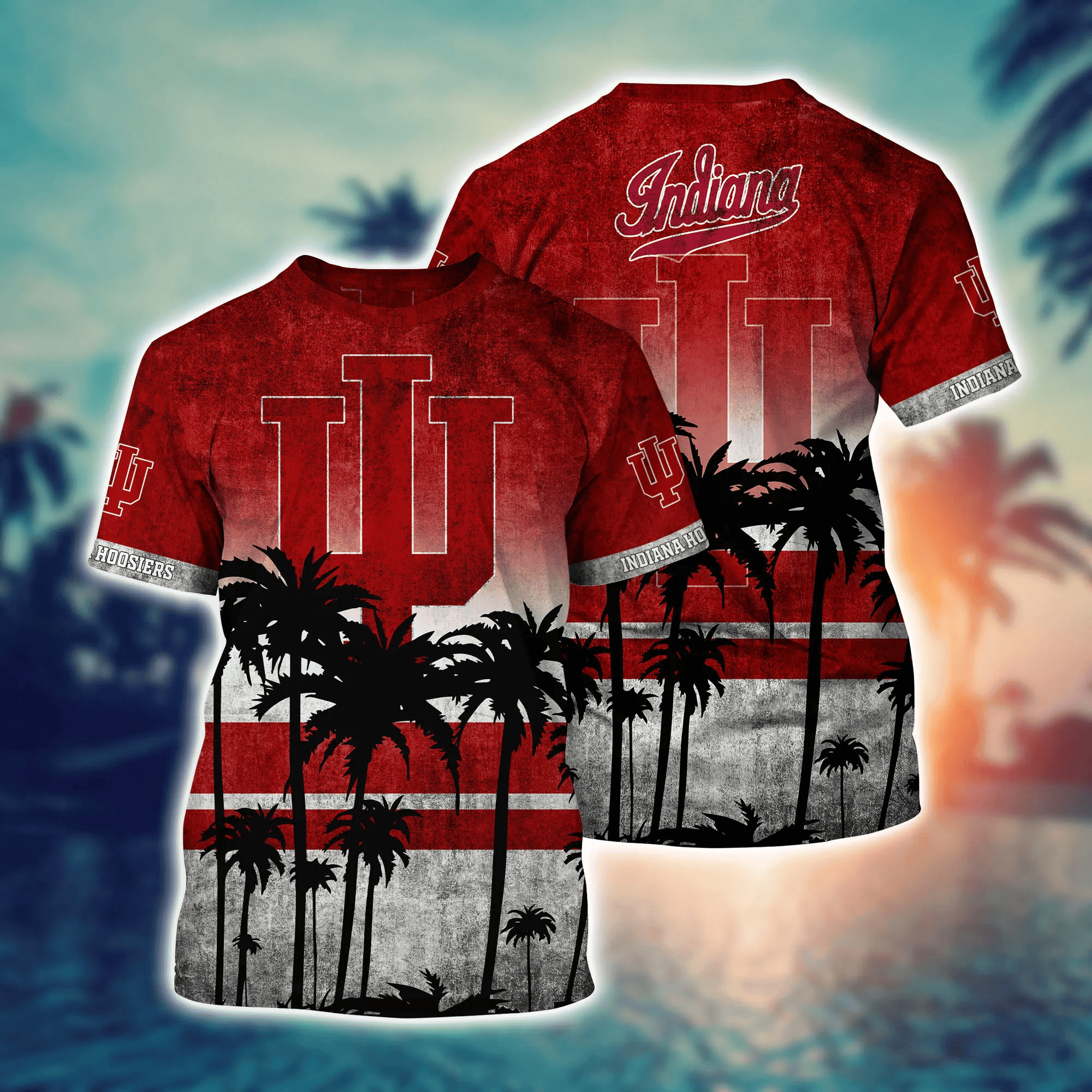 Indiana Hoosiers Hawaii Apparel - Famjoys Indiana Hoosiers Hawaii Apparel - Famjoys