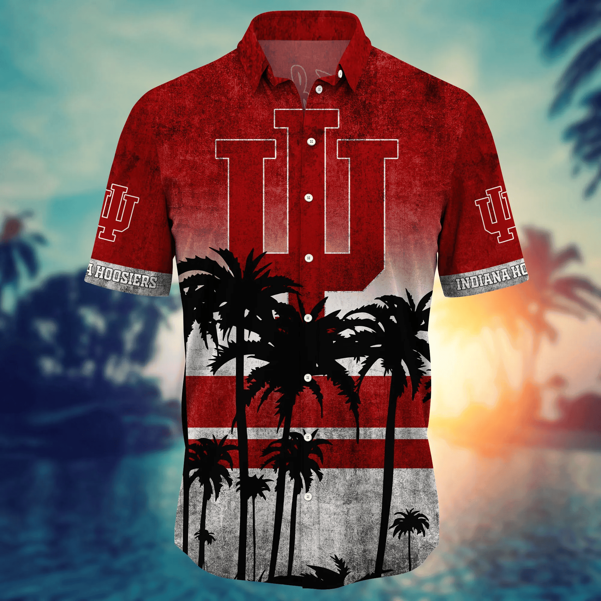 Indiana Hoosiers Hawaii Apparel - Famjoys Indiana Hoosiers Hawaii Apparel - Famjoys