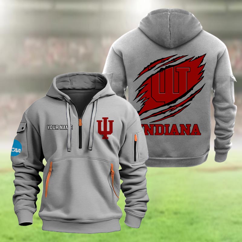 Indiana Hoosiers Heavy Hoodie - Famjoys Indiana Hoosiers Heavy Hoodie - Famjoys