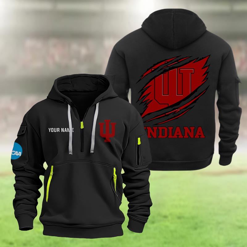 Indiana Hoosiers Heavy Hoodie - Famjoys Indiana Hoosiers Heavy Hoodie - Famjoys