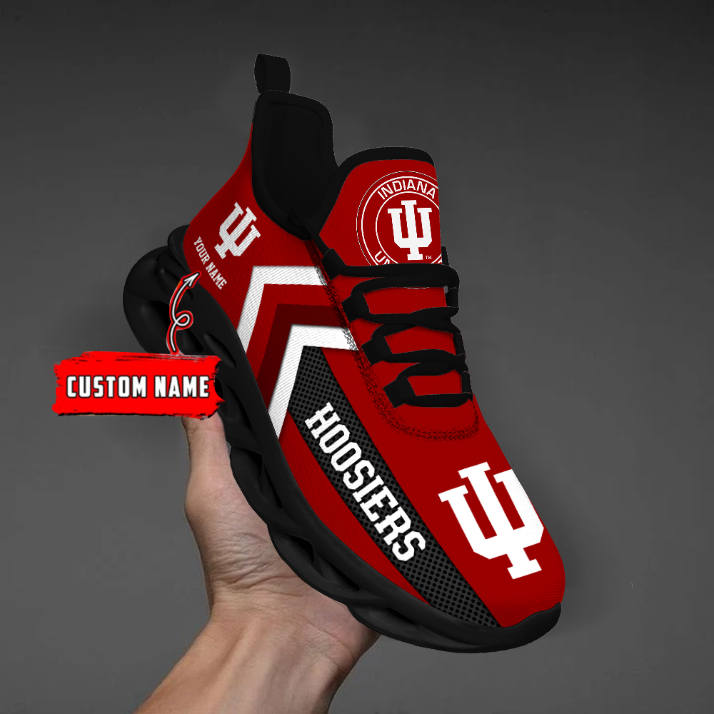 Indiana Hoosiers Personalized Custom Name Max Soul Shoes DS003 - Famjoys Indiana Hoosiers Personalized Custom Name Max Soul Shoes DS003 - Famjoys