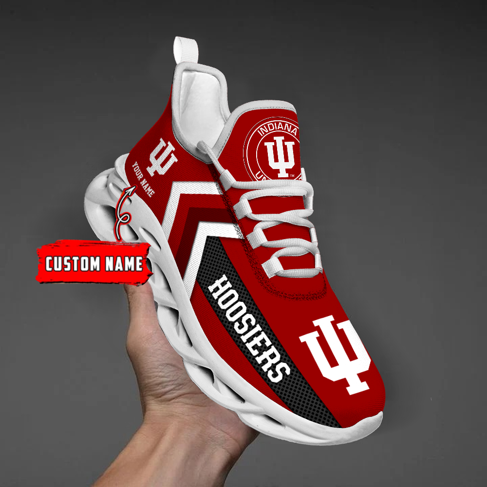 Indiana Hoosiers Personalized Custom Name Max Soul Shoes DS003 - Famjoys Indiana Hoosiers Personalized Custom Name Max Soul Shoes DS003 - Famjoys