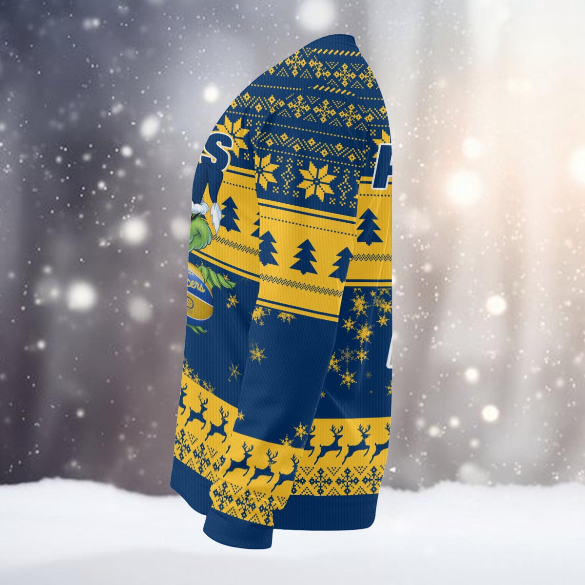 Indiana Pacers Grinch Christmas Ugly Sweater - Famjoys Indiana Pacers Grinch Christmas Ugly Sweater - Famjoys