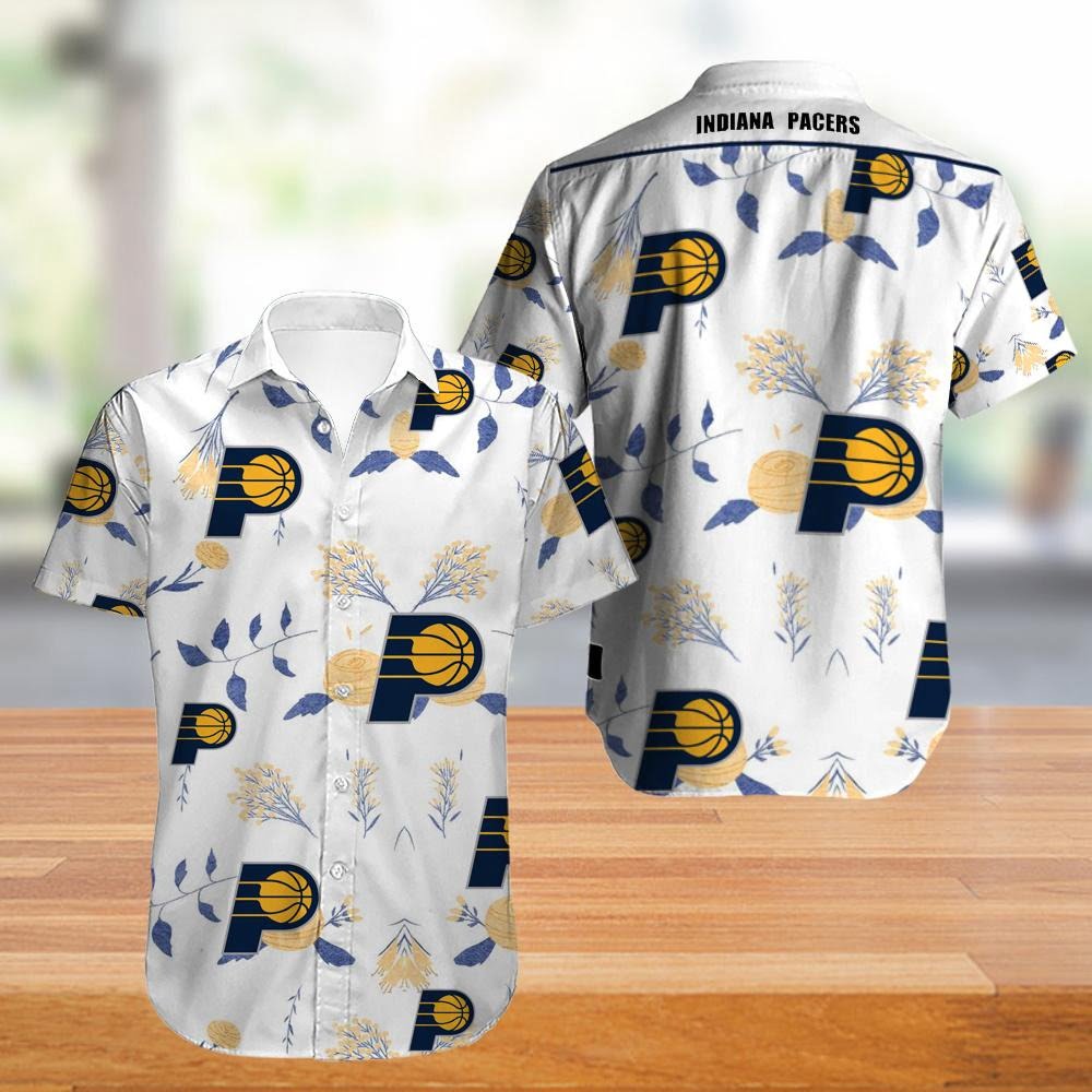 Indiana Pacers Hawaiian Shirt - Famjoys Indiana Pacers Hawaiian Shirt - Famjoys