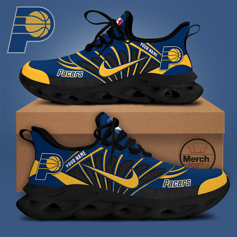 Indiana Pacers Personalized Max Soul Shoes - Famjoys Indiana Pacers Personalized Max Soul Shoes - Famjoys