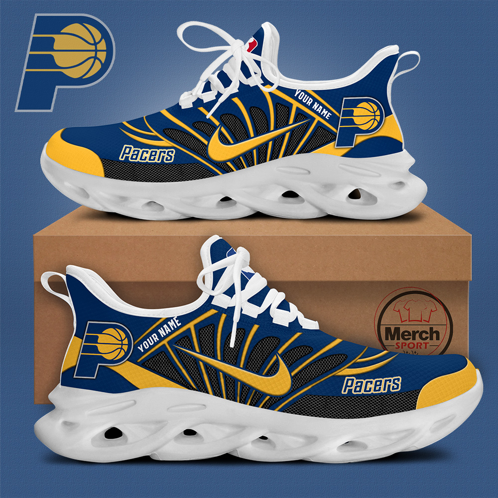 Indiana Pacers Personalized Max Soul Shoes - Famjoys Indiana Pacers Personalized Max Soul Shoes - Famjoys