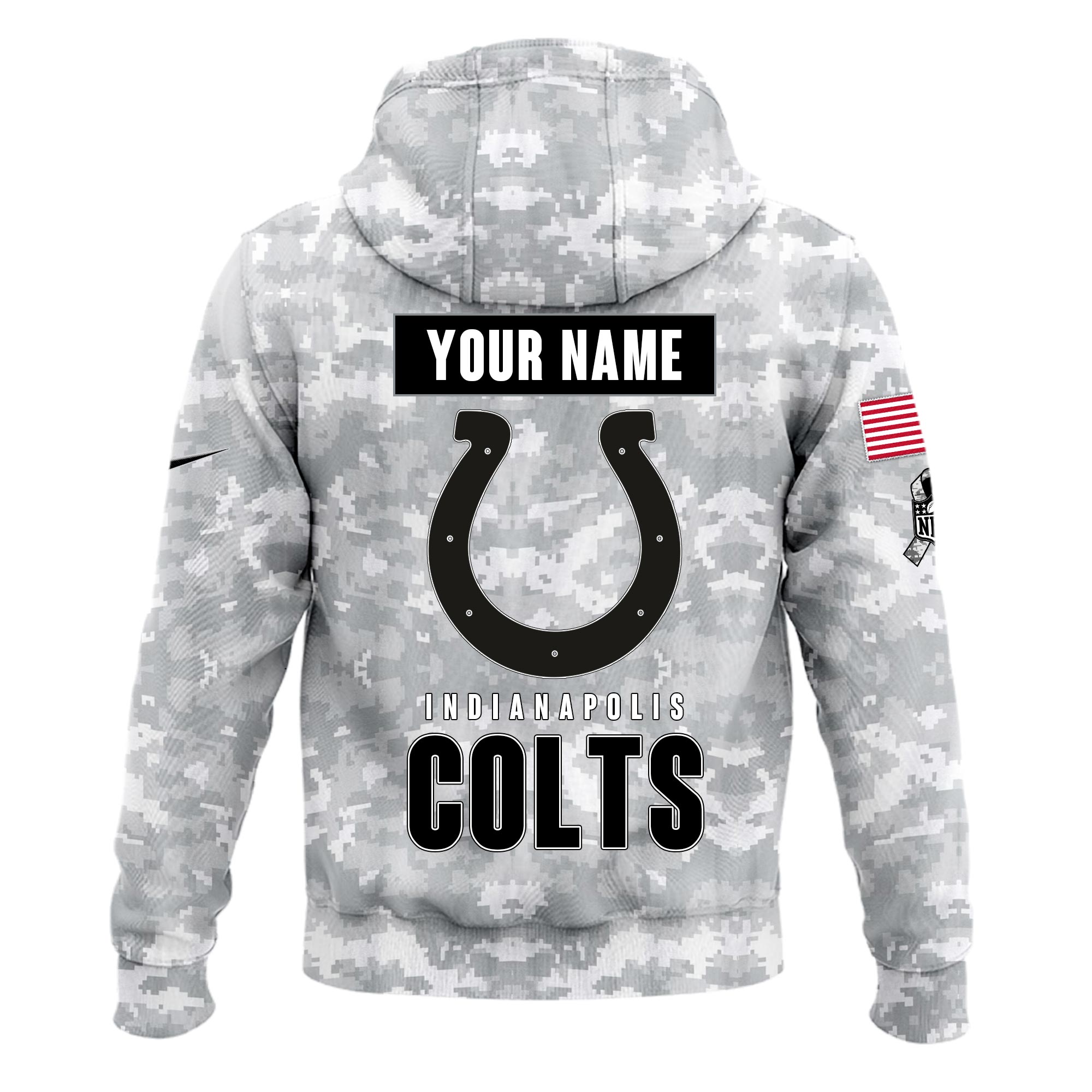 Indianapolis Colts Arctic Camo Salute to Service Club Hoodie - Famjoys Indianapolis Colts Arctic Camo Salute to Service Club Hoodie - Famjoys